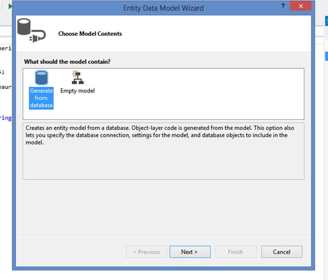 generate from database